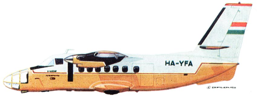 Силуэт Let L-410AF