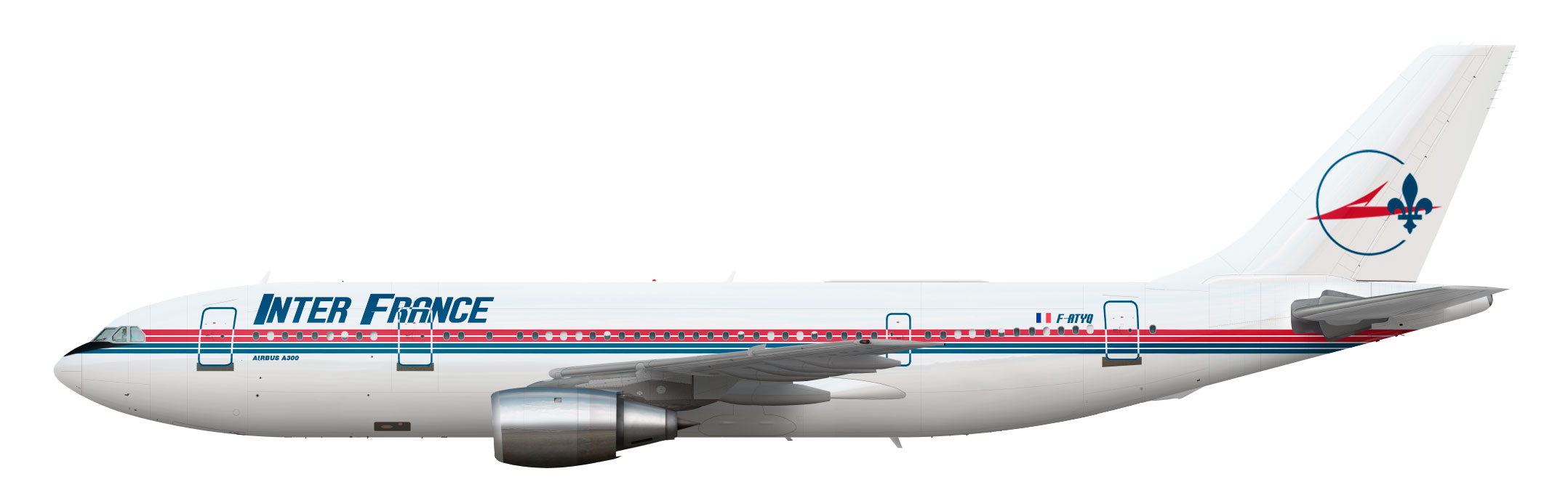 Силуэт Airbus A300