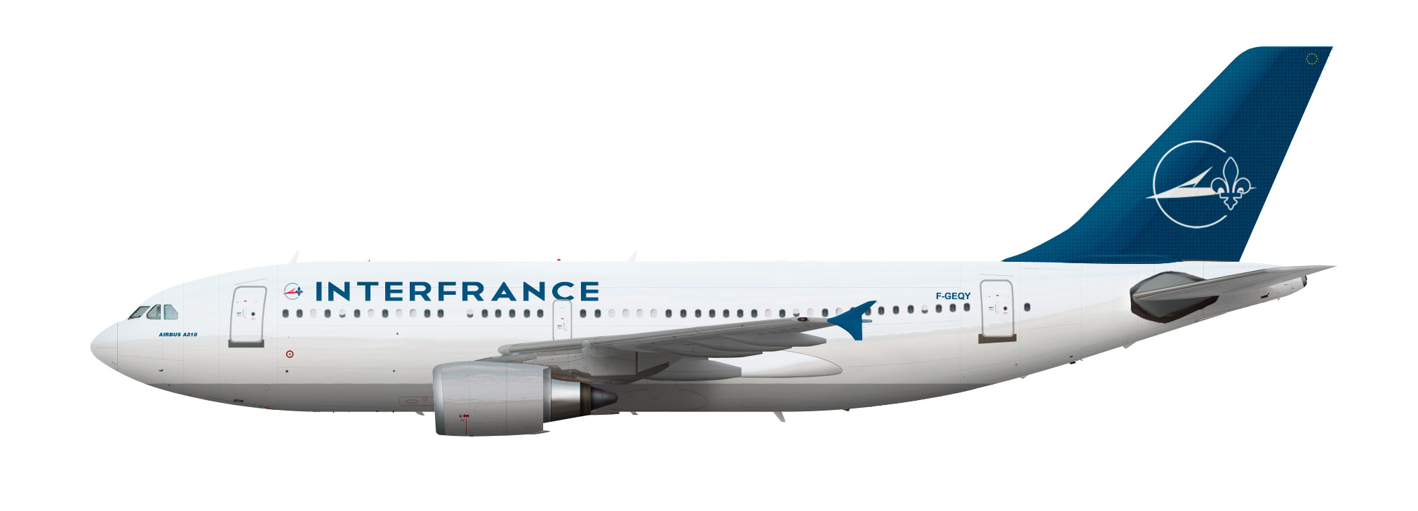 Силуэт Airbus A310