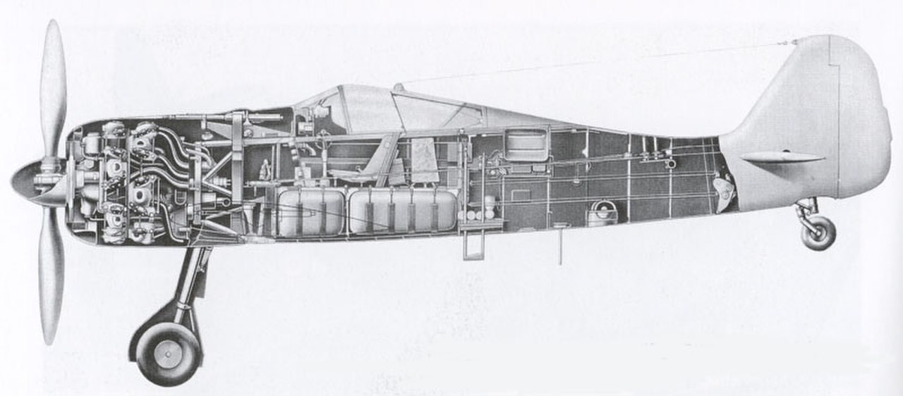 Компоновка Focke-Wulf Fw 190 A-3