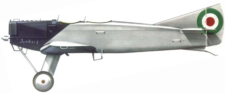 Силуэт Junkers A 20L