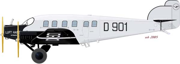 Силуэт Junkers G.24