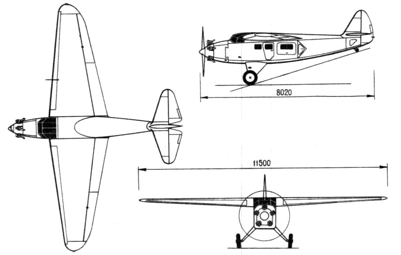 Чертеж САМ-25