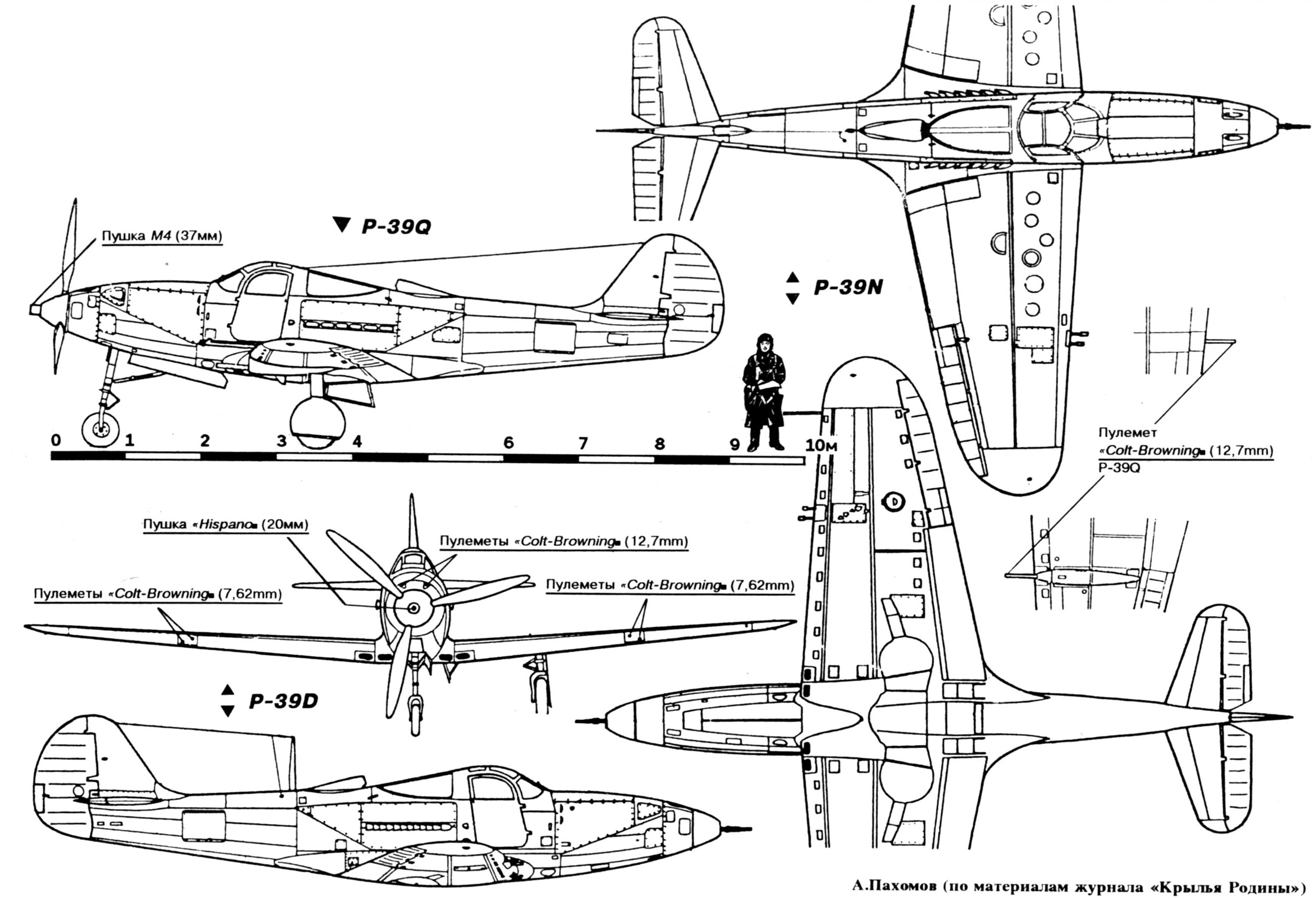Модификации Bell P-39