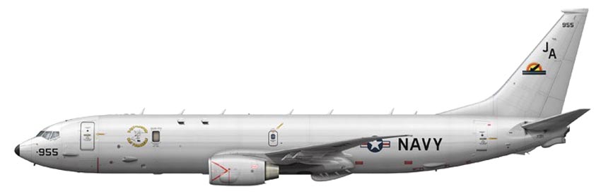 Силуэт Boeing P-8 Poseidon