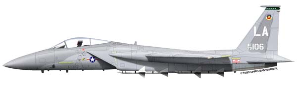 Силуэт F-15A