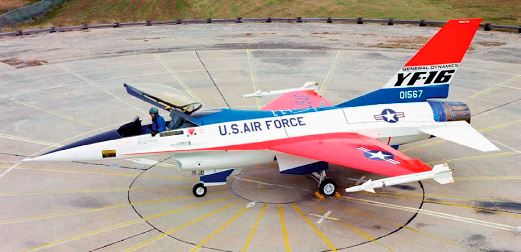 Первый прототип истребителя YF‑16