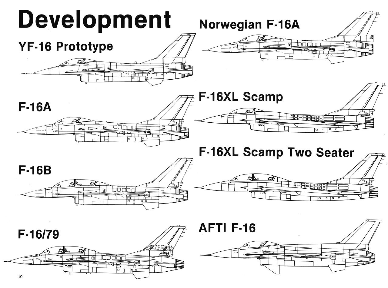 Модификации Lockheed Martin F-16