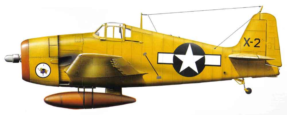 Силуэт Grumman F6F