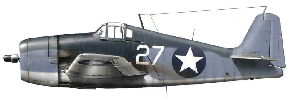 Силуэт Grumman F6F