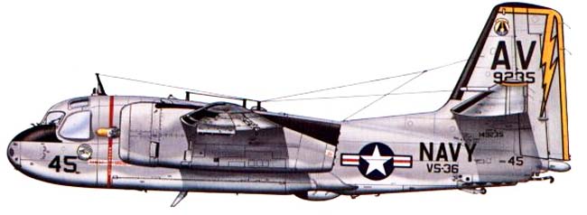 Силуэт Grumman S-2D