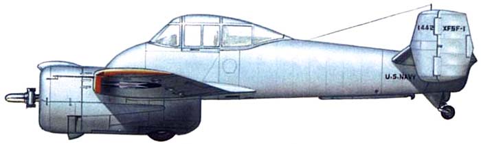 Силуэт Grumman XF5F Skyrocket