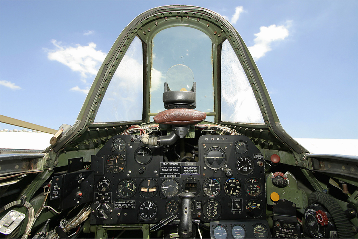 Кабина Republic P-47 Thunderbolt