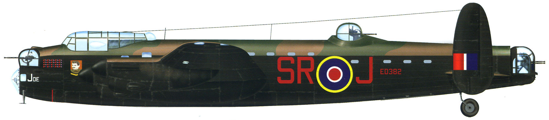 Силуэт Avro Lancaster Mk I