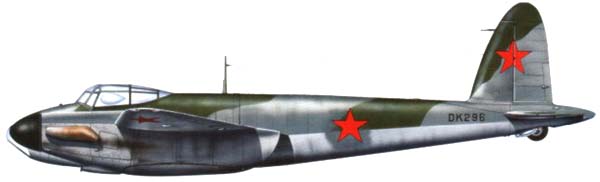 Силуэт Mosquito B.Mk.IV