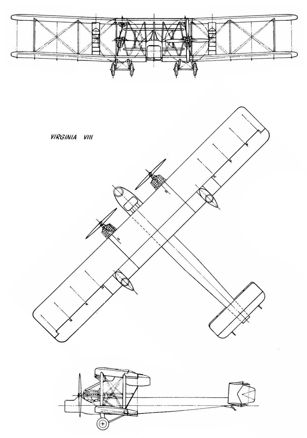 Чертеж Virginia Mk.VIII