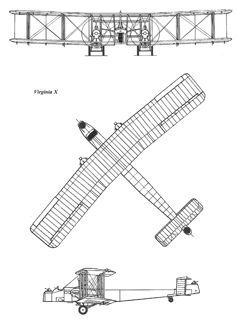 Чертеж Virginia Mk.X