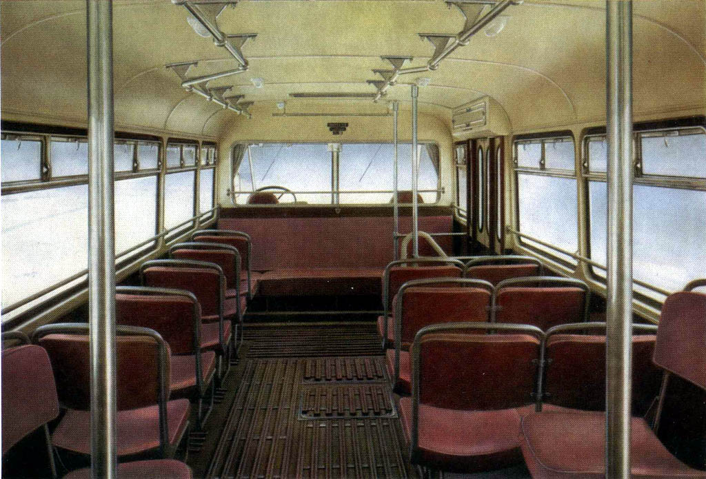 Салон автобуса Ikarus-620