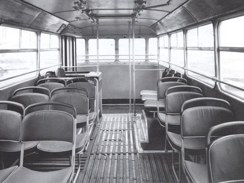 Салон автобуса Ikarus-620