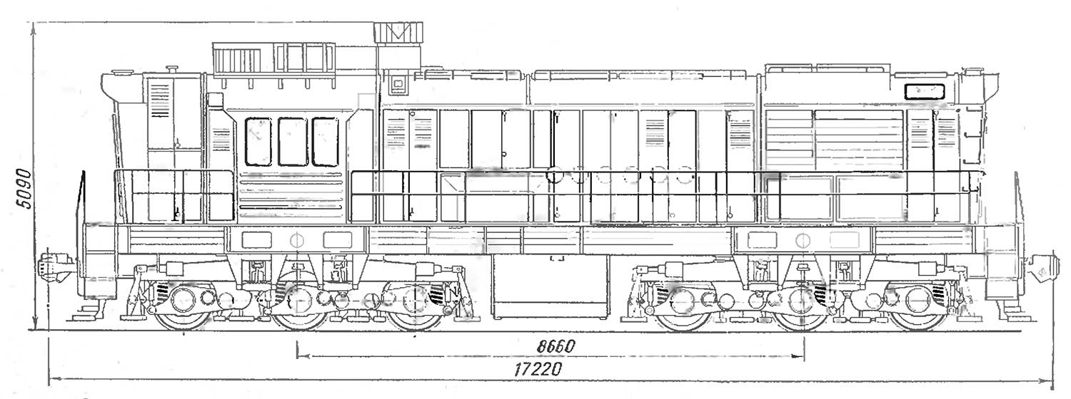 Чертеж ЧМЭ3Т