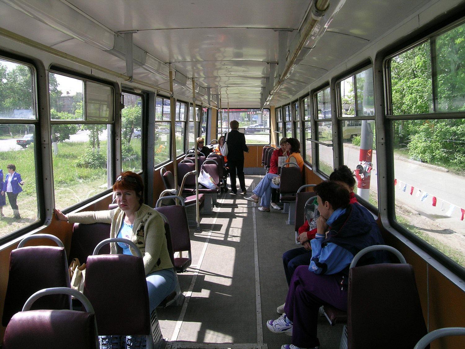 Салон трамвая 71-605