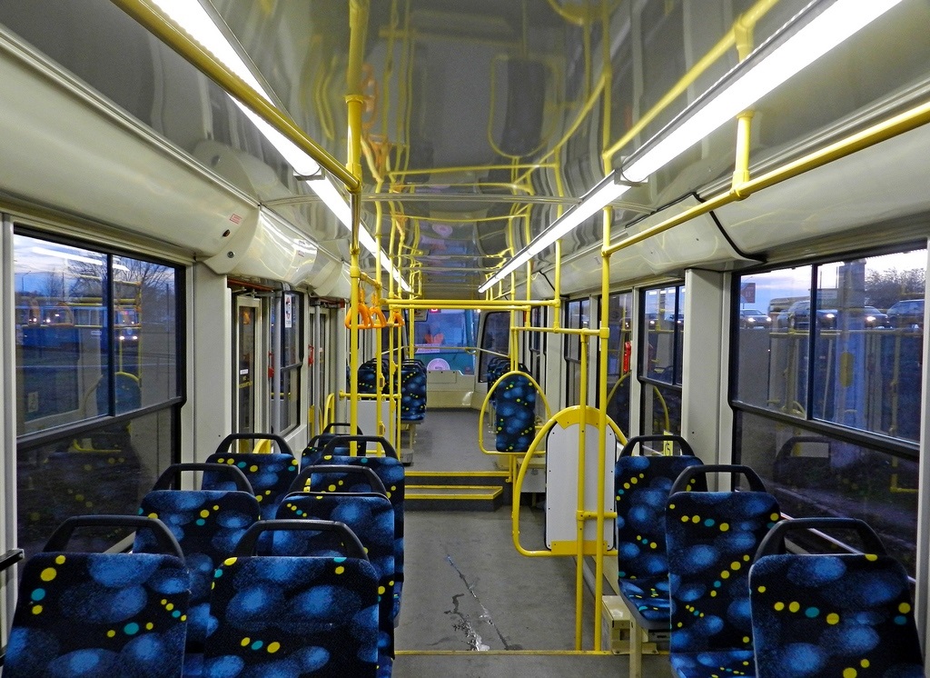 Салон трамвая 71-623
