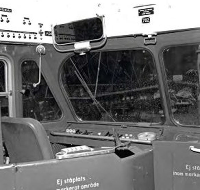 Место вагоновожатого в трамвае V28