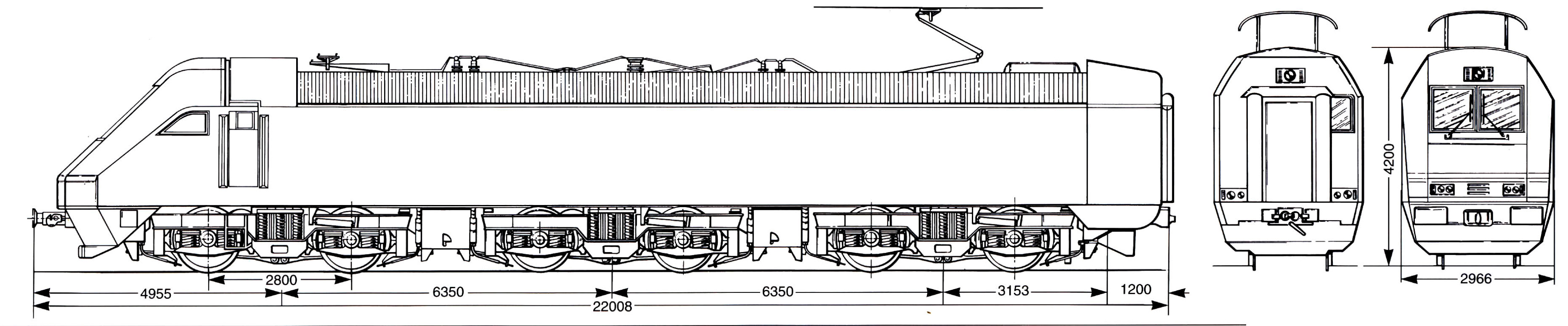 Чертеж Eurotunnel Class 9