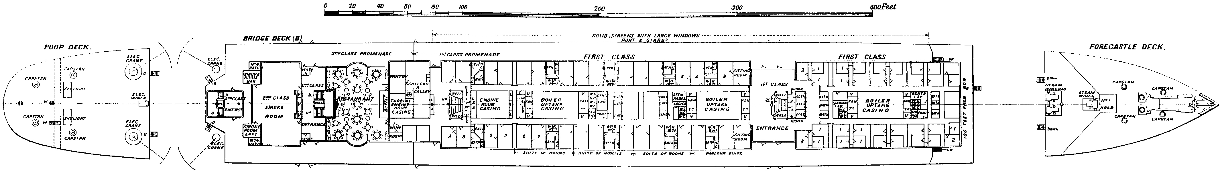 Палуба B Титаника