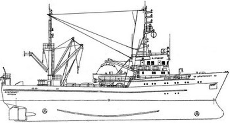 Сейнер-траулер рефрижераторный 