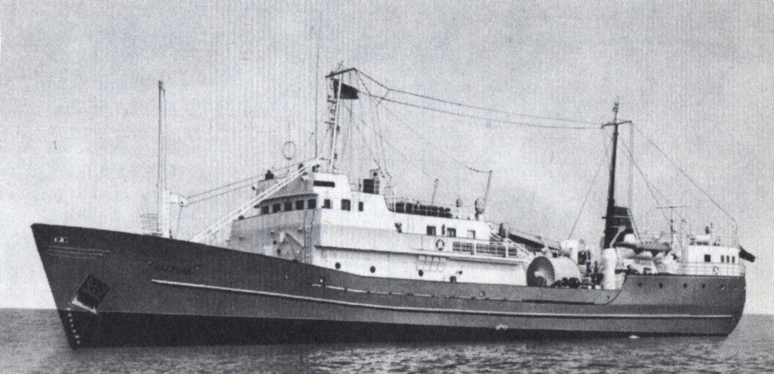 Рыболовное морозильное судно Каспий