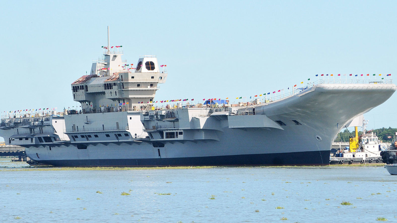 Строительство авианосеца INS Vikrant