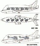 Схема размещения груза Airbus A300-600ST Beluga