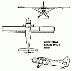 Чертеж de Havilland Canada DHC-3