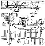 Чертеж летающей лодки М-9