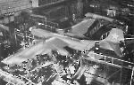 Сборка опытного самолета '73' (прототипа Ту-14), 1947 г.