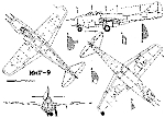 Чертеж МиГ-9