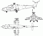 Чертеж вертолета Ми-24А