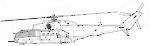 Силуэт Ми-24Б
