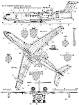 Чертеж самолета Бе-200