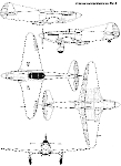 Чертеж Як-3