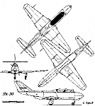 Чертеж Як-30 1960 г.