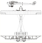 Чертеж бомбардировщика С-21 Русский витязь