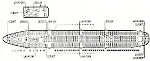 Расположение мест Boeing 747-100