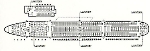 Расположение мест Boeing 747-200