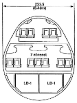 Разрез салона Boeing 747