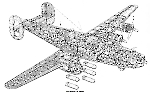 Компоновка Consolidated B-24 Liberator