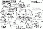 Чертеж Grumman F6F-5