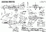 Чертеж Hawker Hunter