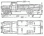 Чертеж МАЗ-200